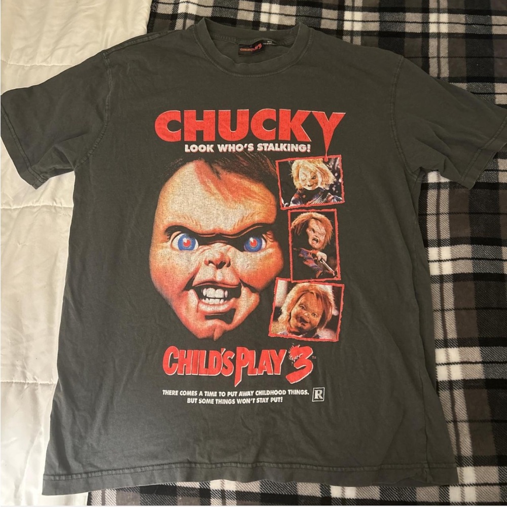 Chucky Child's Play 3 Dark Gray T-Shirt